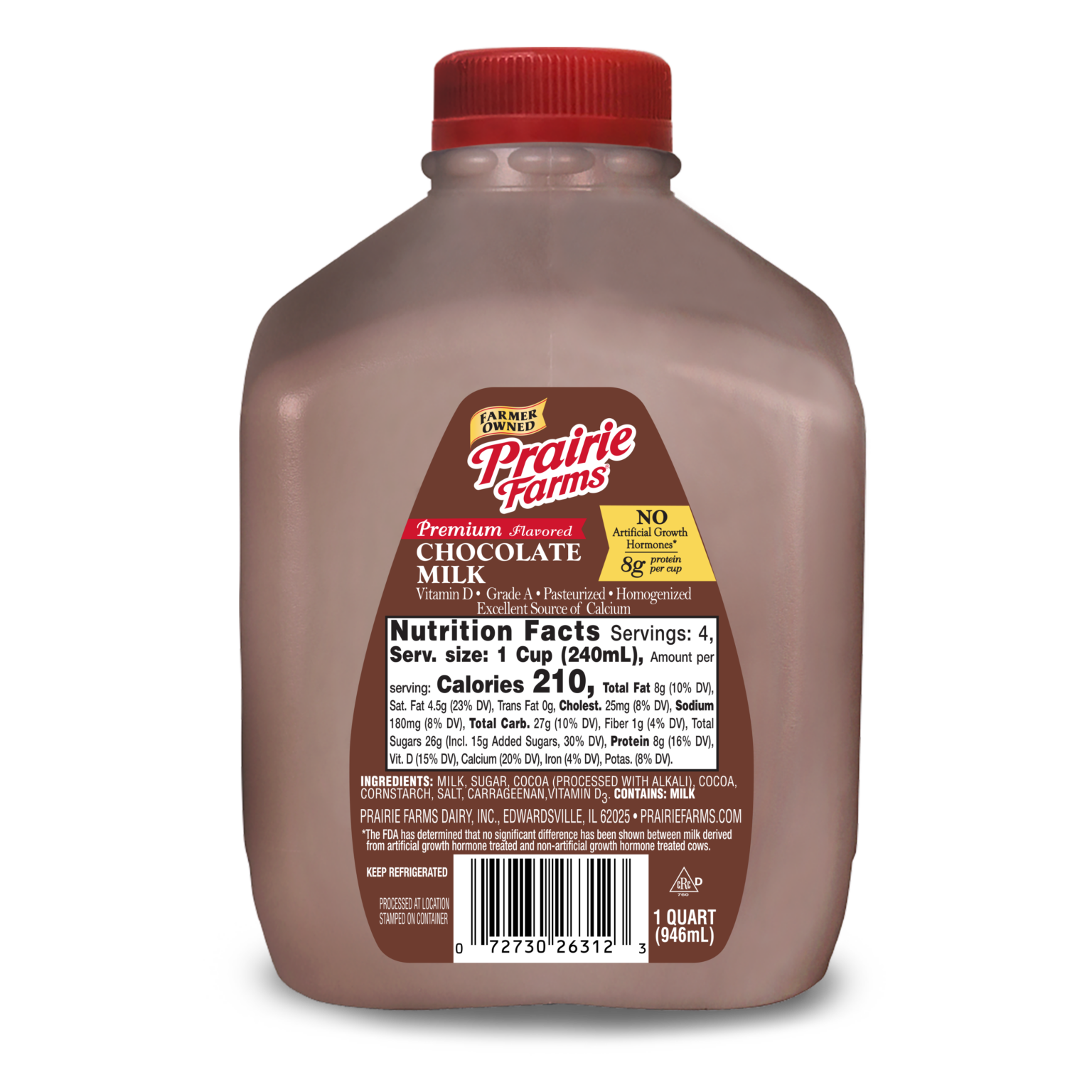 Whole Chocolate Milk Prairie Farms Dairy, Inc.
