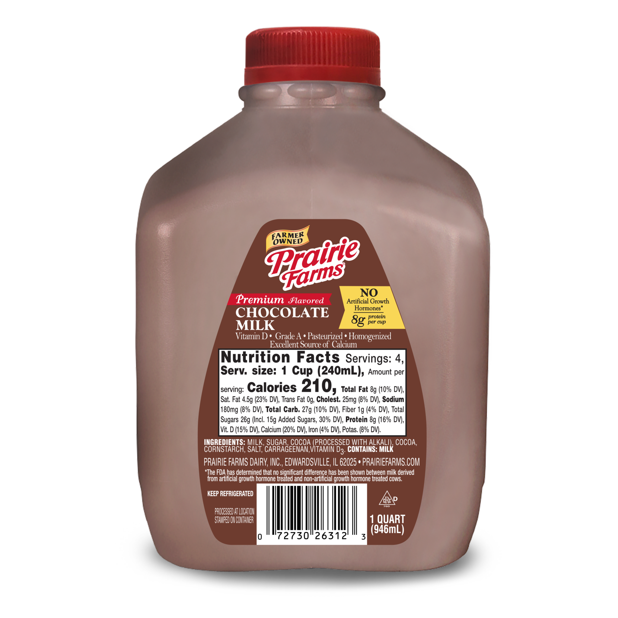 Whole Chocolate Milk Prairie Farms Dairy, Inc.