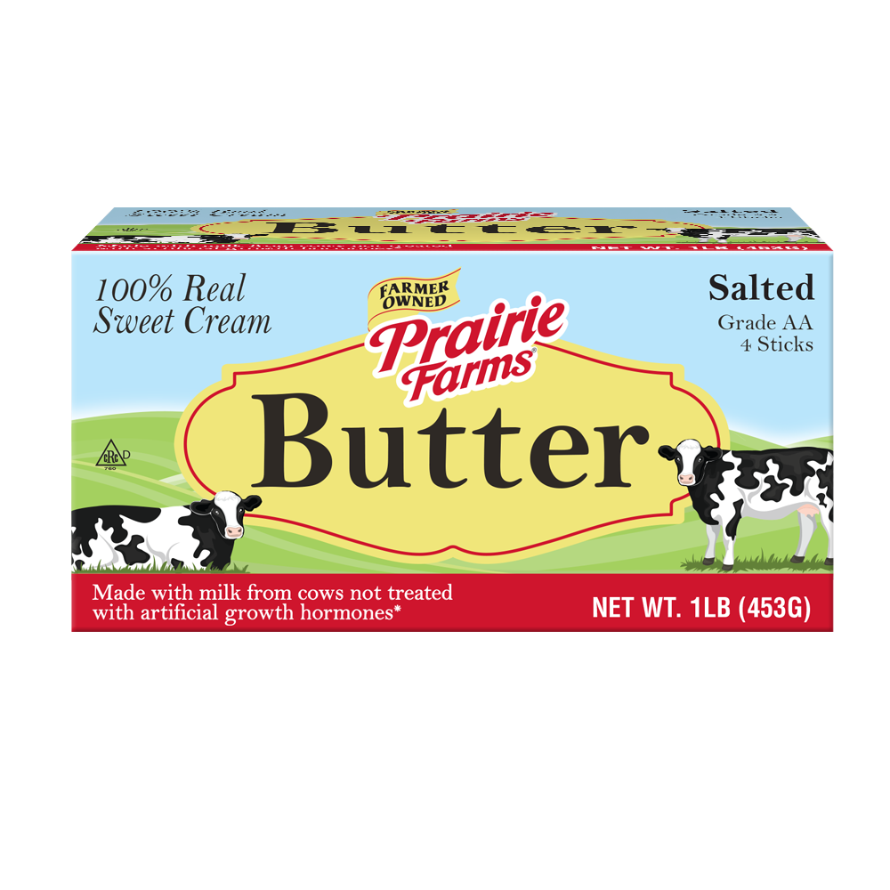 Salted Butter, 1lb Quarters