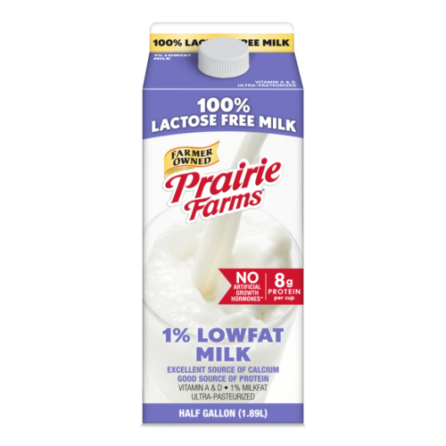 1 Lowfat Lactose Free Milk Prairie Farms Dairy, Inc.