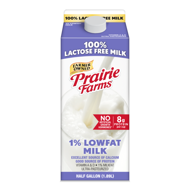 1% Lowfat Lactose Free Milk - Prairie Farms Dairy, Inc.