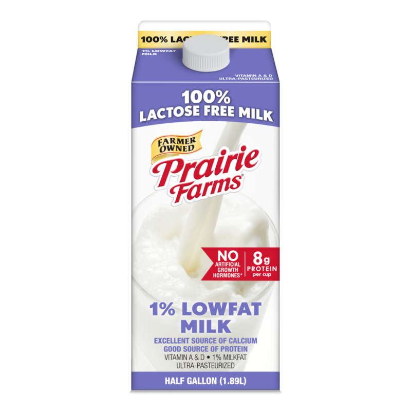 1% Lowfat Lactose Free Milk - Prairie Farms Dairy, Inc.