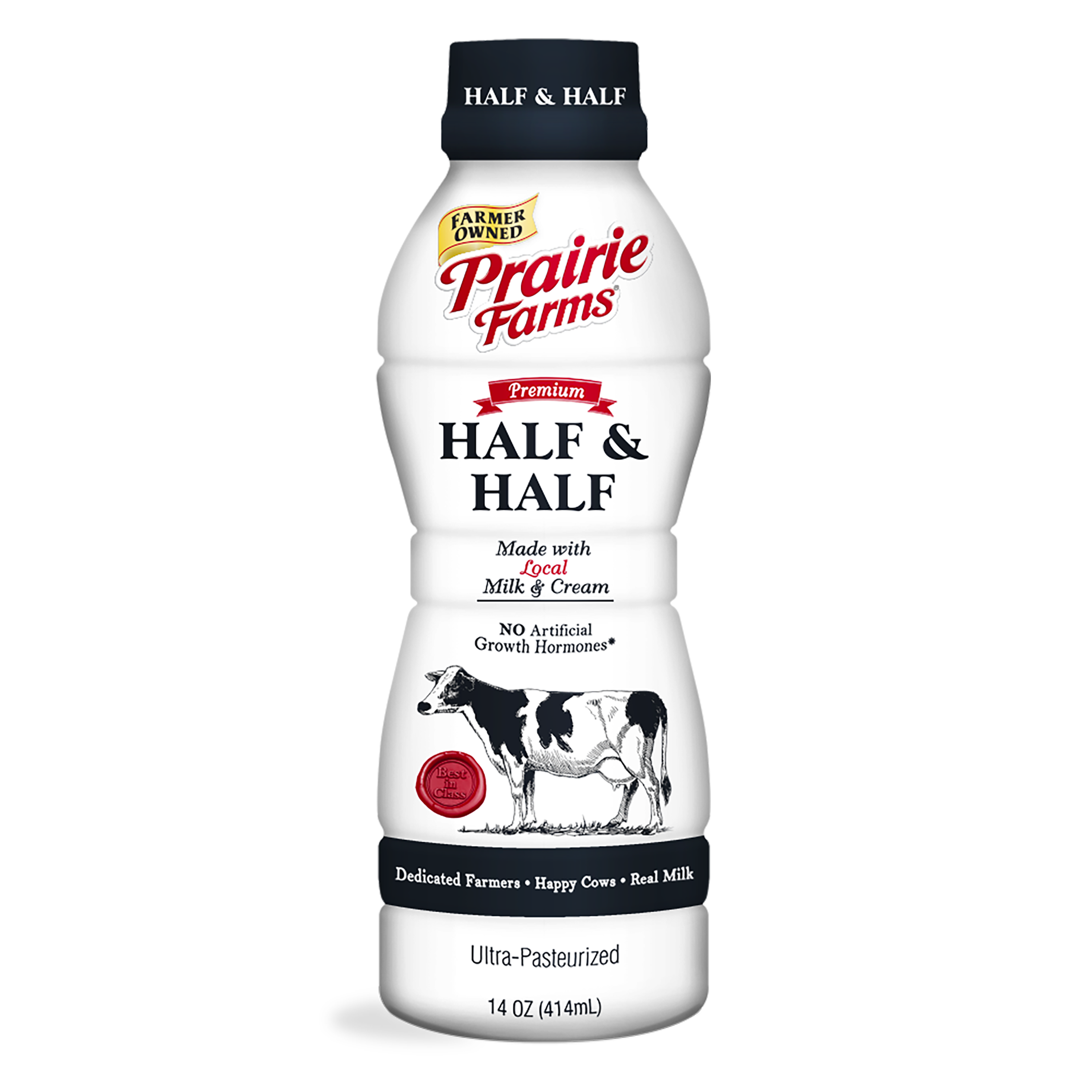 Half & Half, UHT, 32oz & 14oz - Prairie Farms Dairy, Inc.