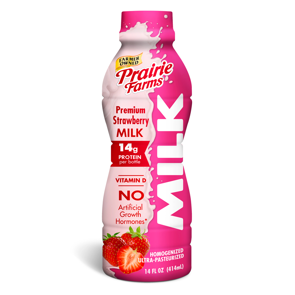 14oz Premium Strawberry Milk, UHT