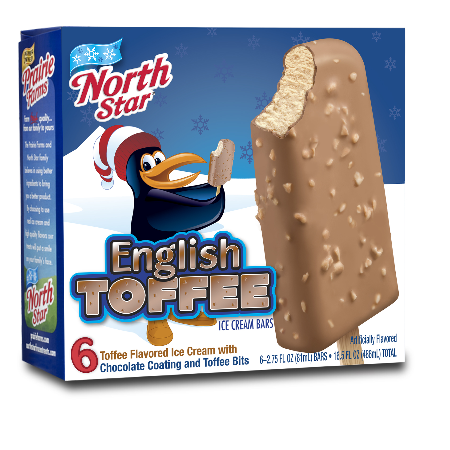 English Toffee Ice Cream Bars, 6ct