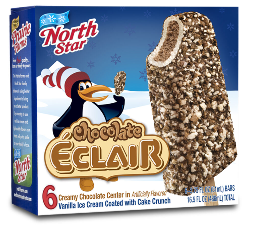 Chocolate Eclair Ice Cream Bars, 6ct
