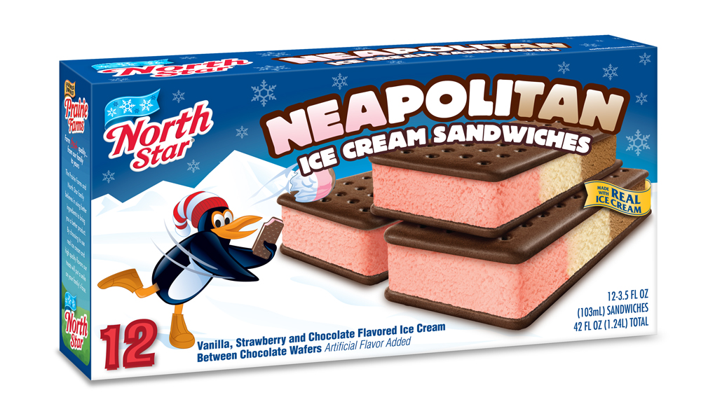 Neapolitan Ice Cream Sandwiches, 12ct