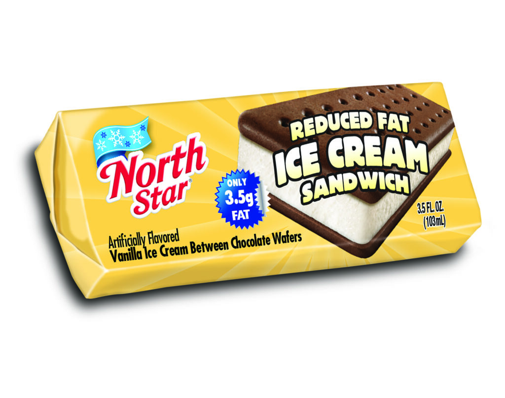 Reduced Fat Ice Cream Sandwich