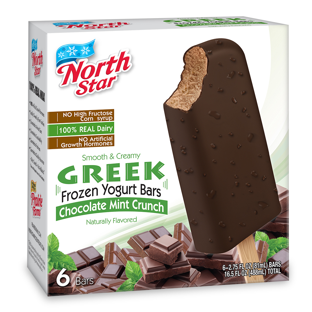 Greek Yogurt Bars, Chocolate Mint Crunch, 6ct