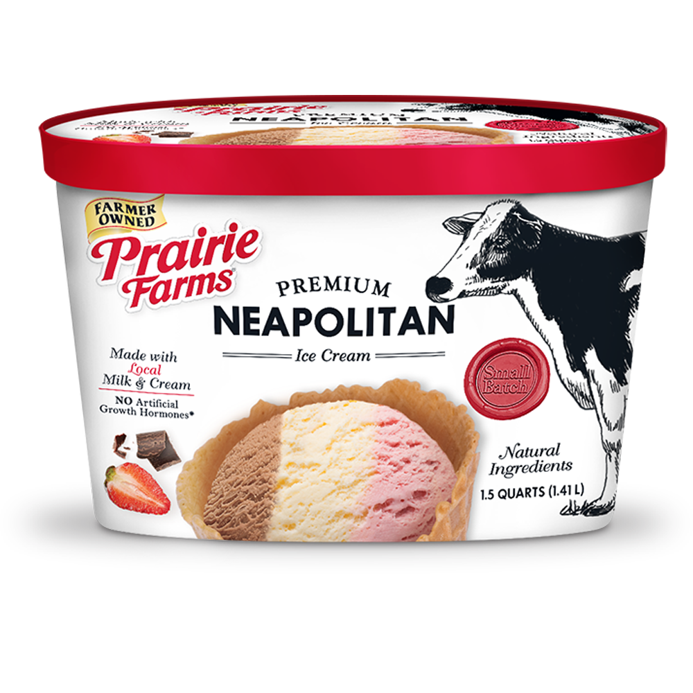 Premium Small Batch Ice Cream, Neapolitan