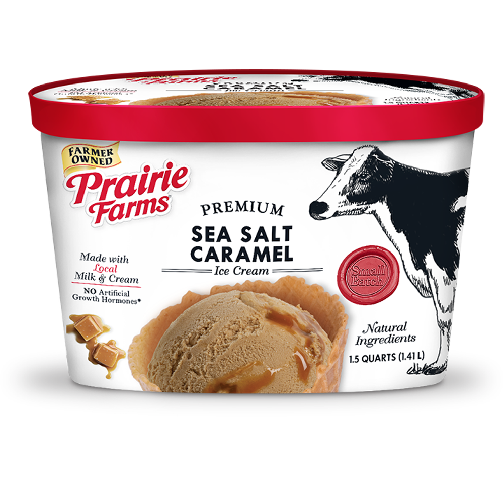 Premium Small Batch Ice Cream, Sea Salt Caramel