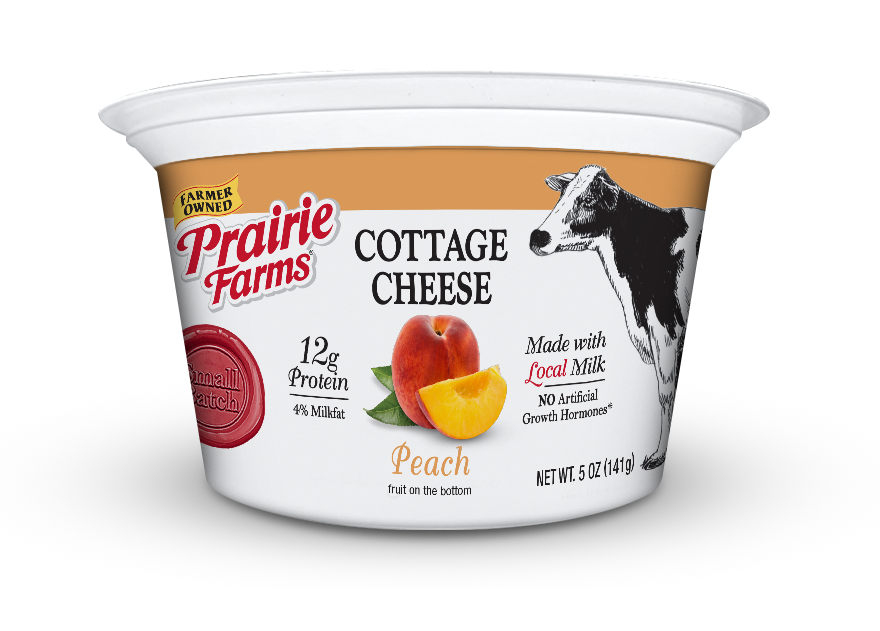 Cottage Cheese Snack Cup, Peach