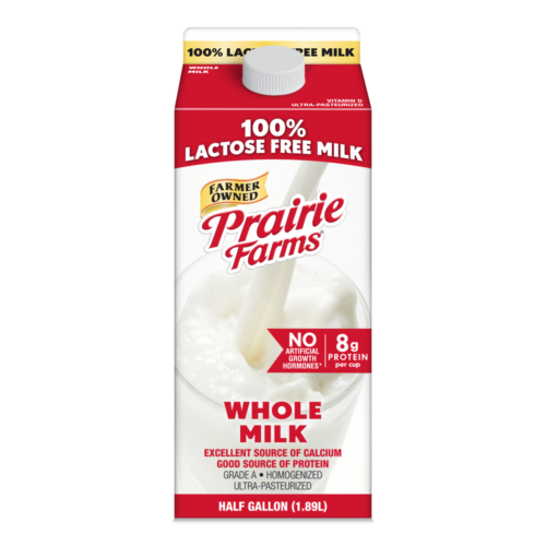Lactose Free Whole Milk, Half Gallon