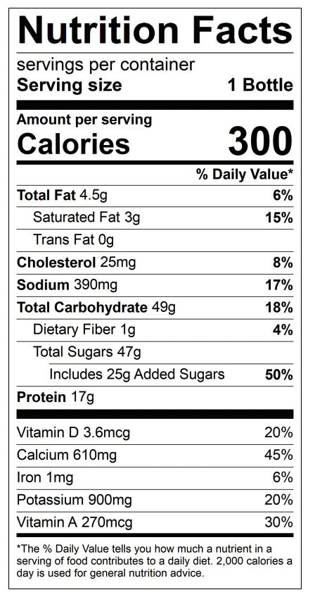 1% Lowfat Chocolate Milk - Prairie Farms Dairy, Inc.