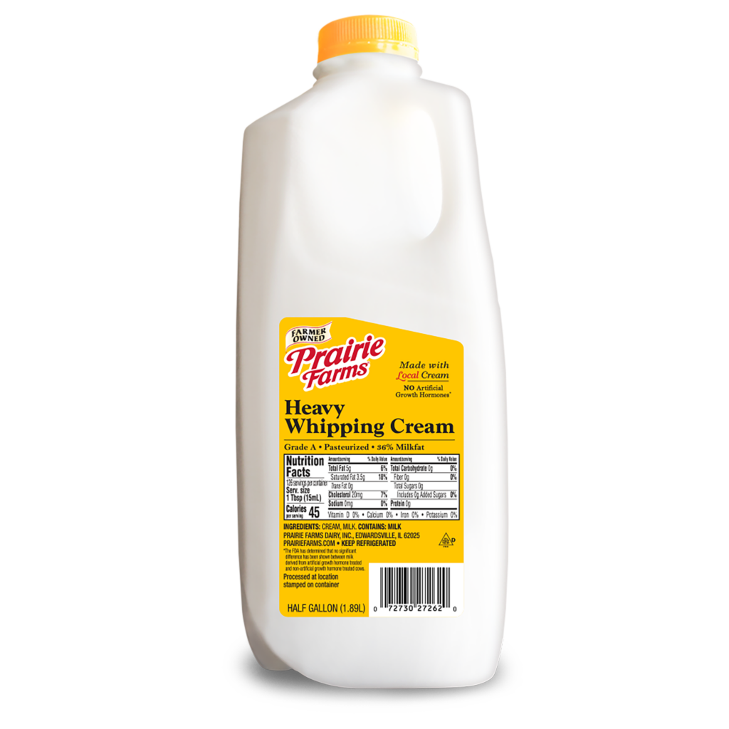 Heavy Whipping Cream, 36 Prairie Farms Dairy, Inc.