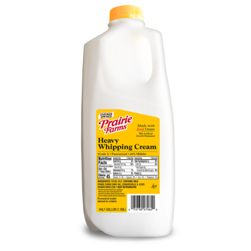 Heavy Whipping Cream, 36 Prairie Farms Dairy, Inc.