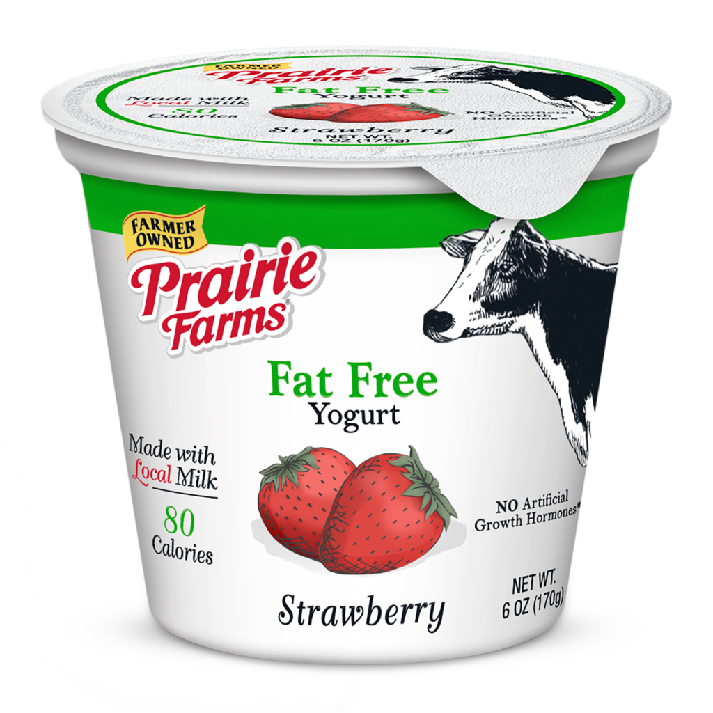 tesco fat free strawberry yogurt