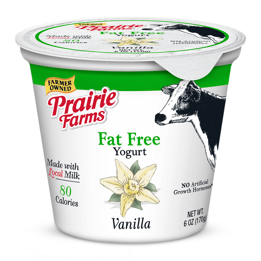 Vanilla Fat Free Yogurt Prairie Farms Dairy, Inc.