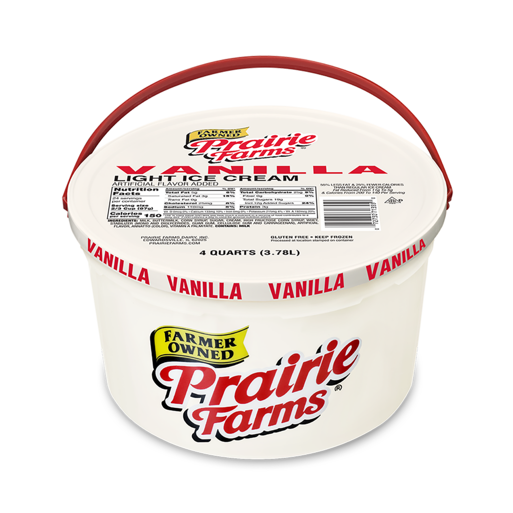 Vanilla Light Ice Cream Prairie Farms Dairy, Inc.