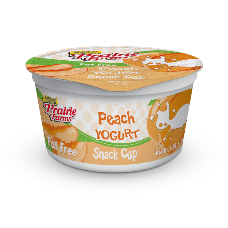 Peach Fat Free Yogurt Prairie Farms Dairy, Inc.