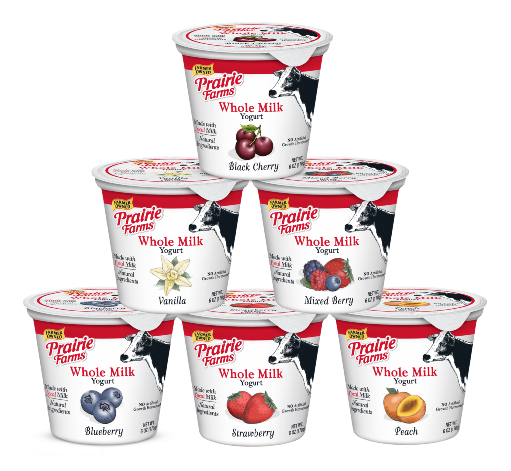 Peach Whole Milk Yogurt Prairie Farms Dairy, Inc.