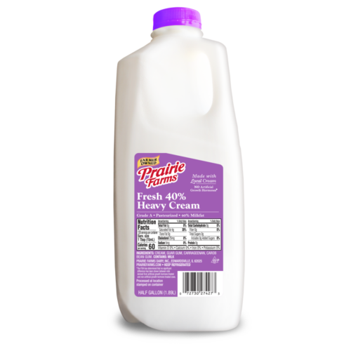Heavy Whipping Cream, 40 Prairie Farms Dairy, Inc.