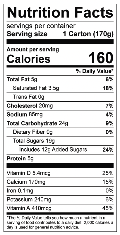 Strawberry Whole Milk Yogurt - Prairie Farms Dairy, Inc.