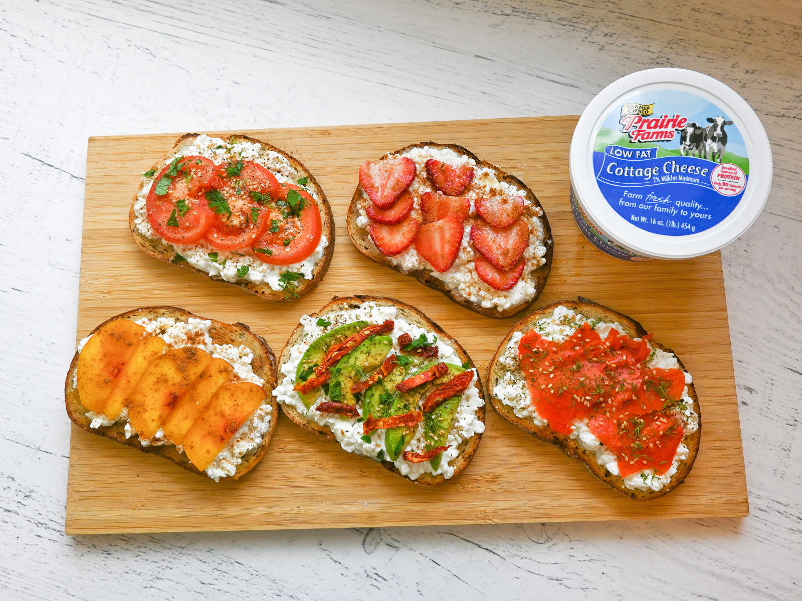 Cottage Cheese Toast Prairie Farms Dairy, Inc.