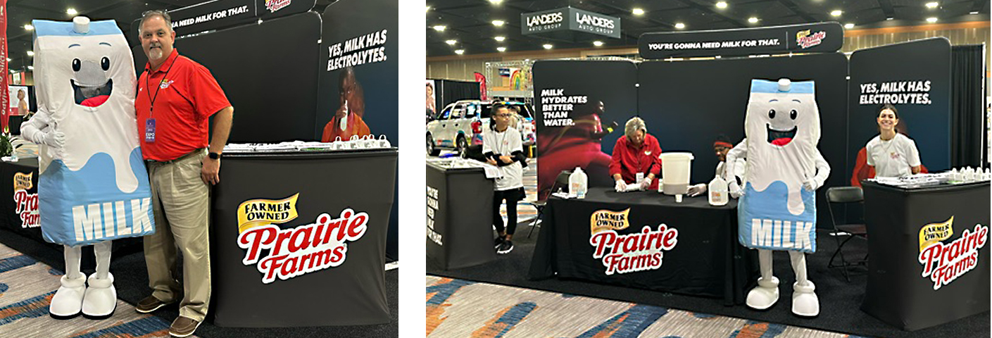 Prairie Farms Health and Fitness Expo Booth