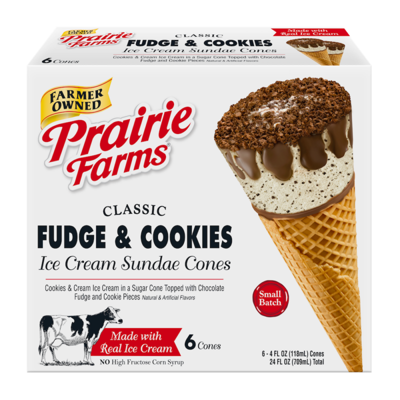 Fudge and Cookie Cones