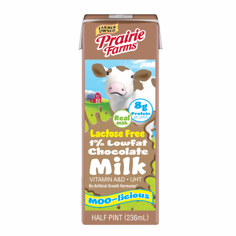 1% Lactose Free Chocolate Milk, Shelf Stable, Pantry Fresh