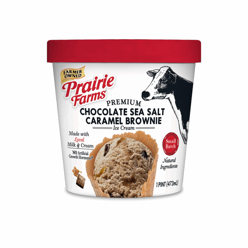 Chocolate Sea Salt Caramel Brownie Ice Cream