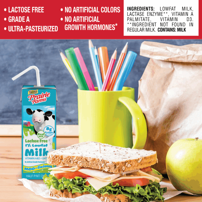 Lactose Free 1% Milk, Shelf Stable 3 Pack - Image 4