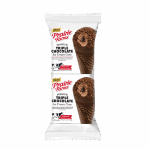 Triple Chocolate Ice Cream Cone, Single