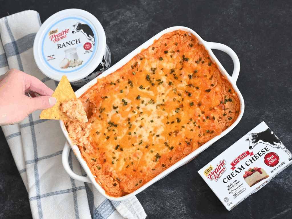 Spicy Buffalo Ranch Chicken Dip - Prairie Farms Dairy, Inc.
