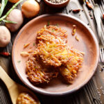 Hanukkah Latkes with Sour Cream Applesauce Swirl - Prairie Farms Dairy, Inc.