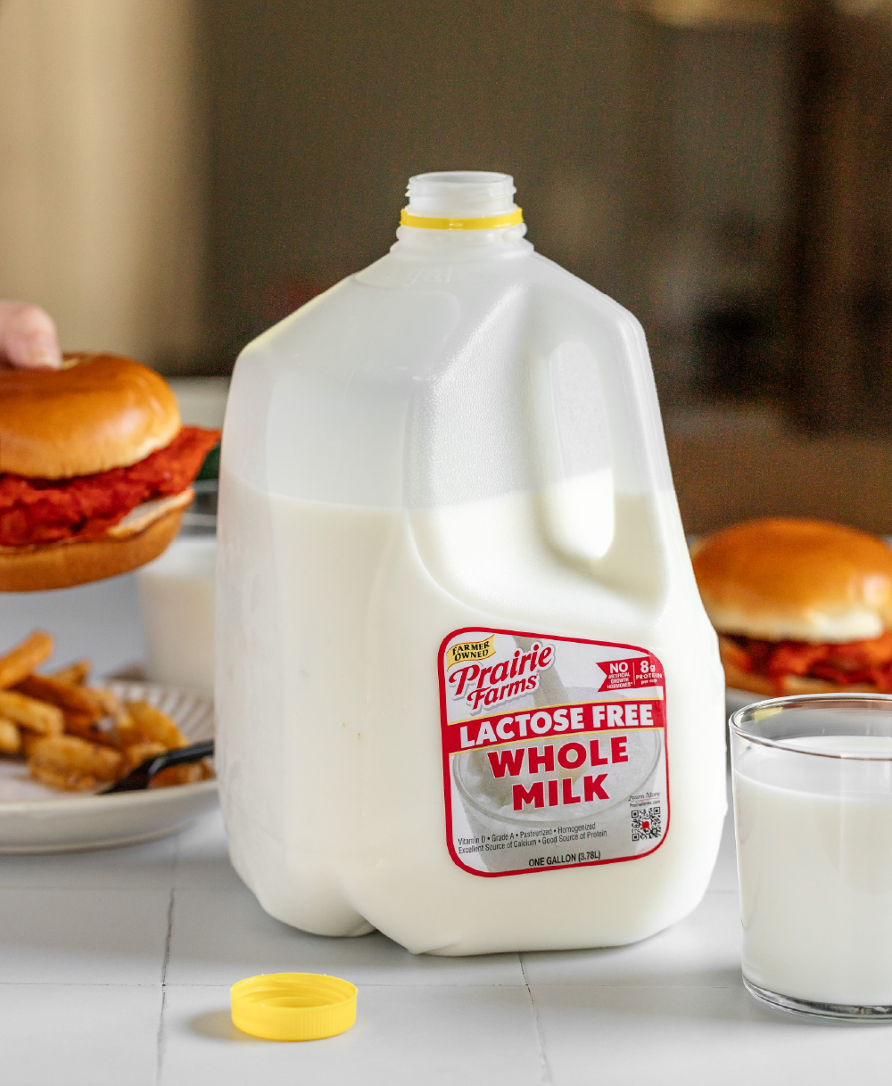 Prairie Farms Fresh Lactose Free Whole Milk Gallon