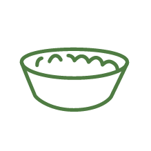 bowl of snacks icon