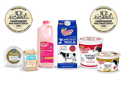 Prairie Farms and Hiland Dairy award-winning products recognized in the 2026 World Dairy Expo Championship Dairy Product Contest.