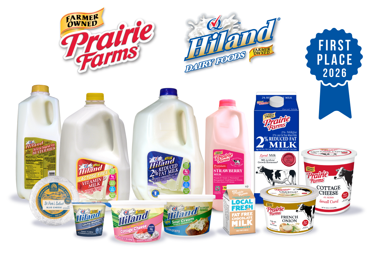 Prairie Farms and Hiland Dairy 1st Place Winners at the 2026 World Dairy Expo