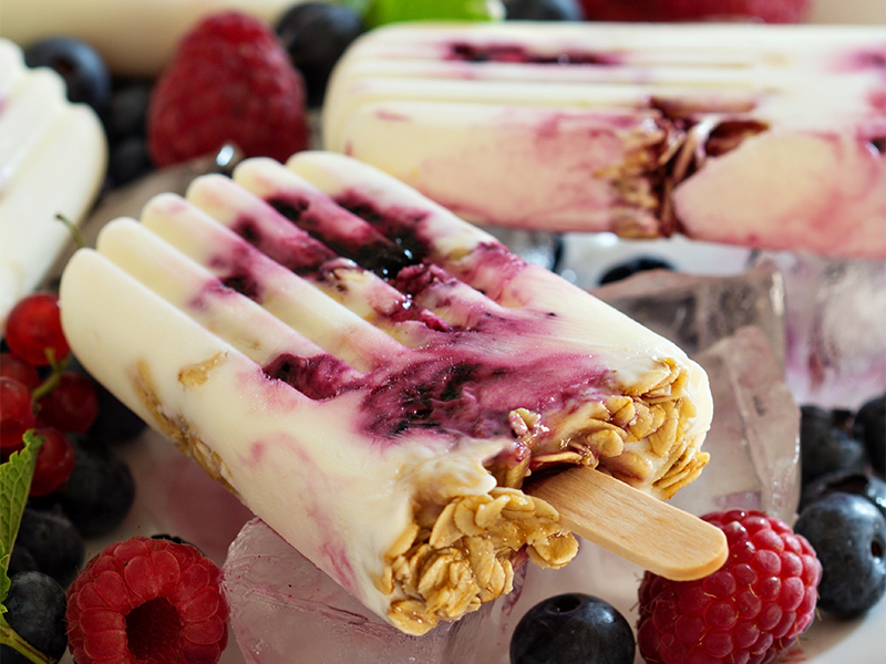 Berry Granola Greek Yogurt Pops - Prairie Farms Dairy, Inc.