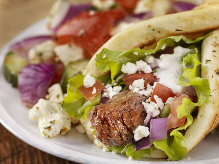 Kebabs with Yogurt Tzatziki Sauce Prairie Farms Dairy, Inc.