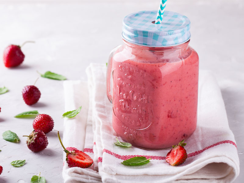 Strawberry-Pineapple Smoothie