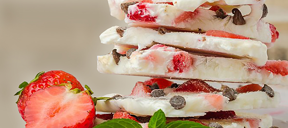 Vanilla Frozen Yogurt Bark Prairie Farms Dairy, Inc.