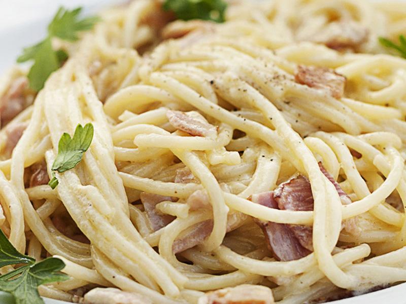 Bacon Chicken Carbonara