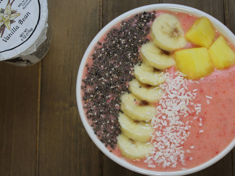 Simple Strawberry Smoothie Bowl - Smoothies and Shakes